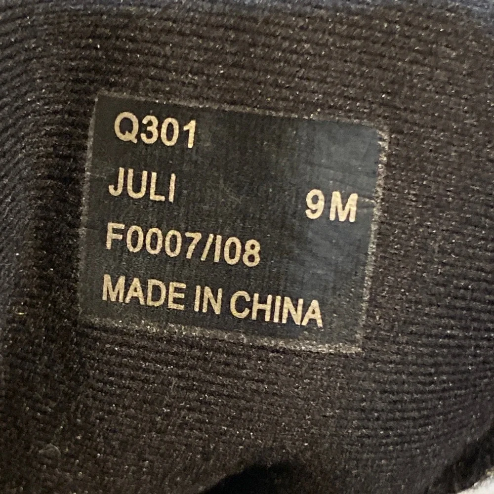 Coach Juli Monogram Signature Canvas/Leather Sneakers (Black/Gray) Size 9M - Picture 11 of 11